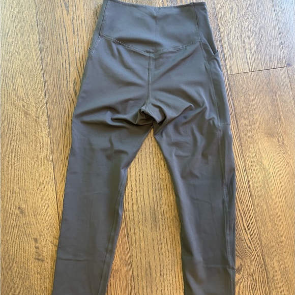 Girlfriend Collective High Rise Grey olive Leggings S Small SSense - Picture 4 of 4